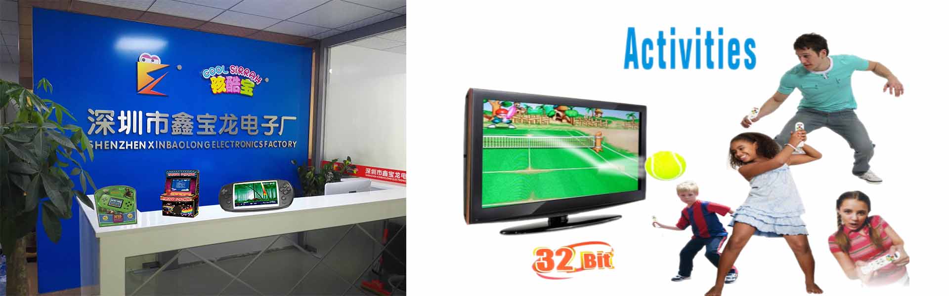 przenośna konsola do gier, gra retro, bezprzewodowa gra sportowa,ShenZhen QunWeiDa Electronics Co,.Ltd
